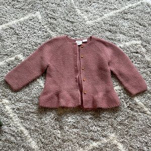 Zara cable knit cardigan
